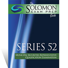 Series 52 Exam Study Guide